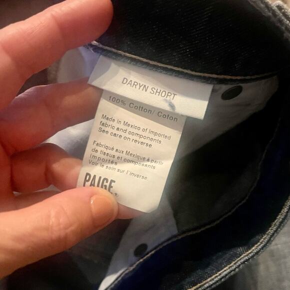 PAIGE Daryn Denim Shorts. - Picture 4 of 4